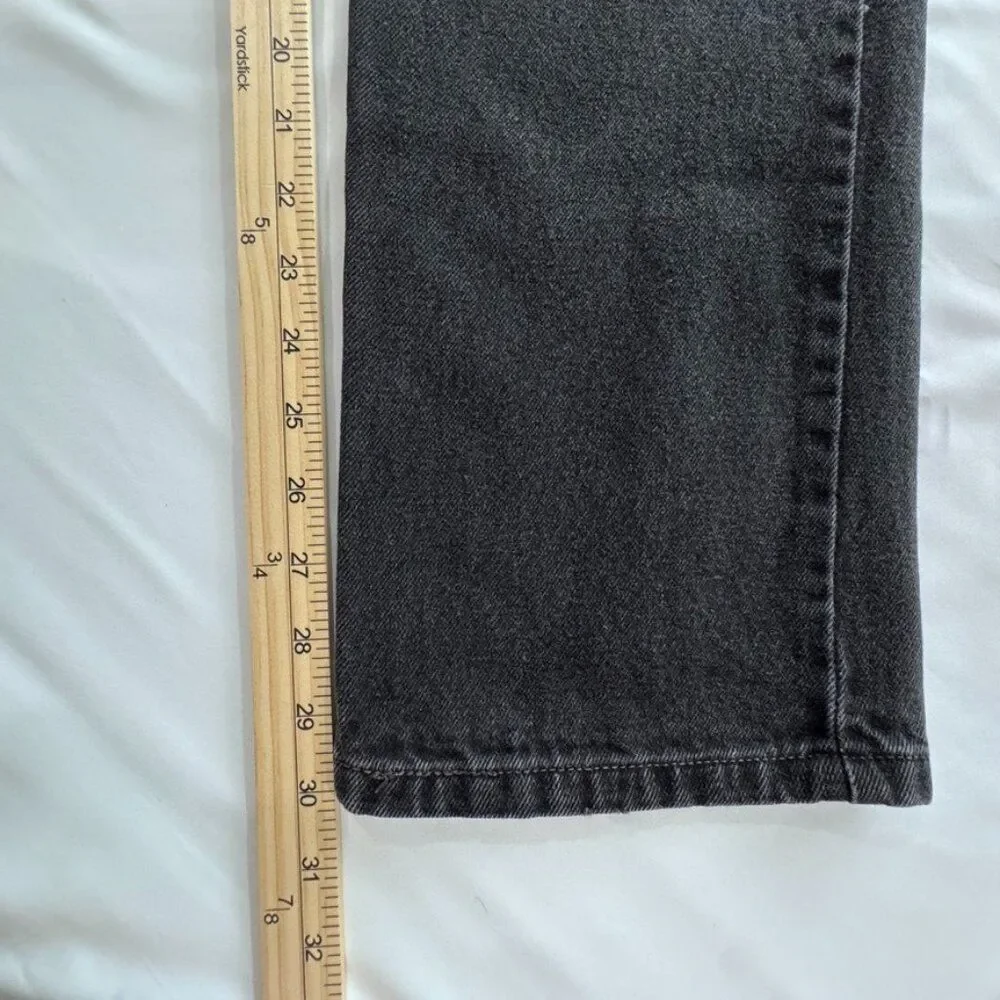 Vintage Levi's 505 Jeans Men's Size 33x32 Black Regular Fit Stretch Cotton Blend